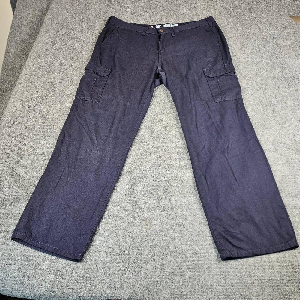 Lapco FR Navy Blue Flame Resistant Cargo Work Pants NFPA 70E ATPV 9.4 18-REG